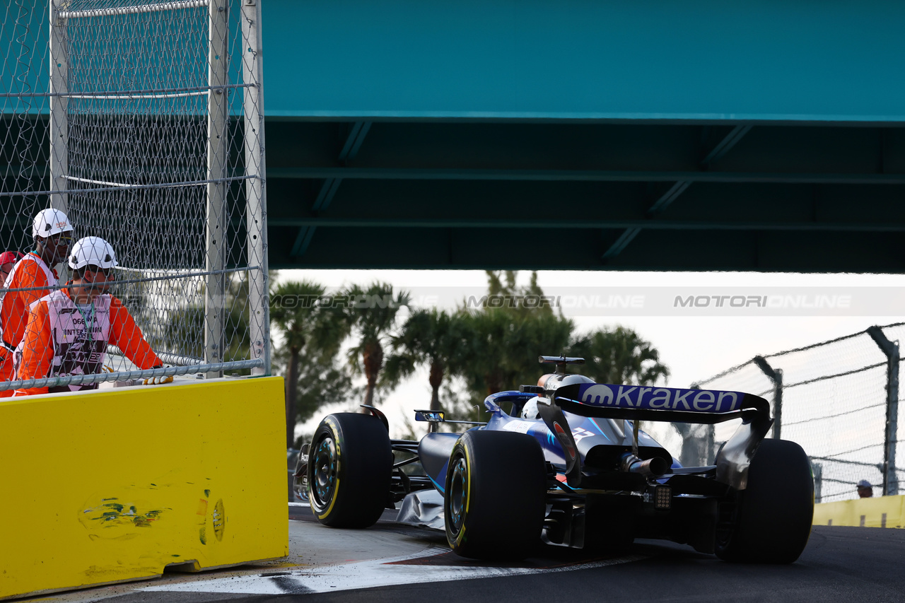 GP MIAMI, Alexander Albon (THA) Williams Racing FW45.

05.05.2023. Formula 1 World Championship, Rd 5, Miami Grand Prix, Miami, Florida, USA, Practice Day.

 - www.xpbimages.com, EMail: requests@xpbimages.com ¬© Copyright: Coates / XPB Images