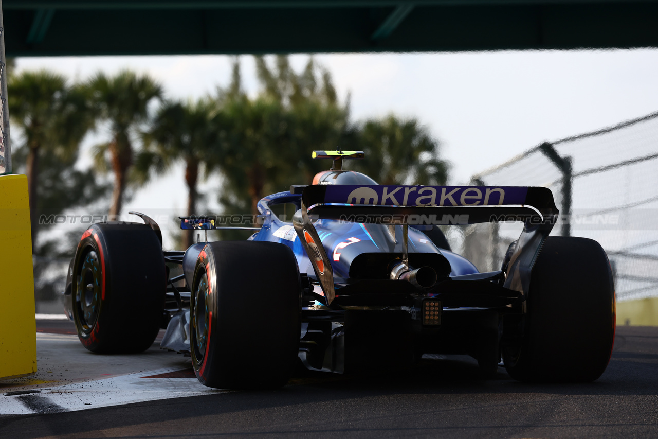 GP MIAMI, Logan Sargeant (USA) Williams Racing FW45.

05.05.2023. Formula 1 World Championship, Rd 5, Miami Grand Prix, Miami, Florida, USA, Practice Day.

 - www.xpbimages.com, EMail: requests@xpbimages.com ¬© Copyright: Coates / XPB Images