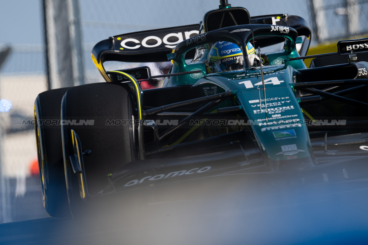 GP MIAMI, Fernando Alonso (ESP) Aston Martin F1 Team AMR23.

05.05.2023. Formula 1 World Championship, Rd 5, Miami Grand Prix, Miami, Florida, USA, Practice Day.

- www.xpbimages.com, EMail: requests@xpbimages.com ¬© Copyright: Price / XPB Images