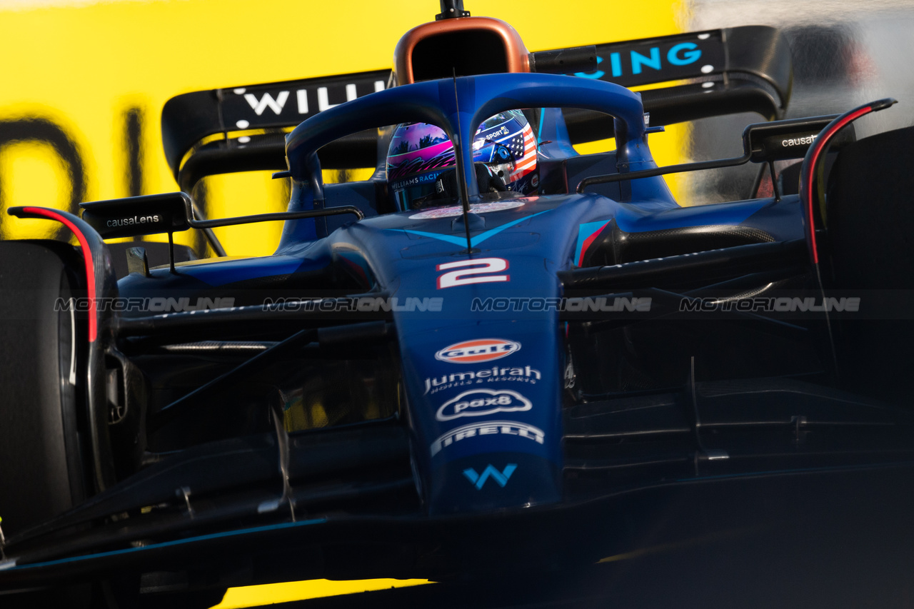 GP MIAMI, Logan Sargeant (USA) Williams Racing FW45.

05.05.2023. Formula 1 World Championship, Rd 5, Miami Grand Prix, Miami, Florida, USA, Practice Day.

- www.xpbimages.com, EMail: requests@xpbimages.com ¬© Copyright: Price / XPB Images