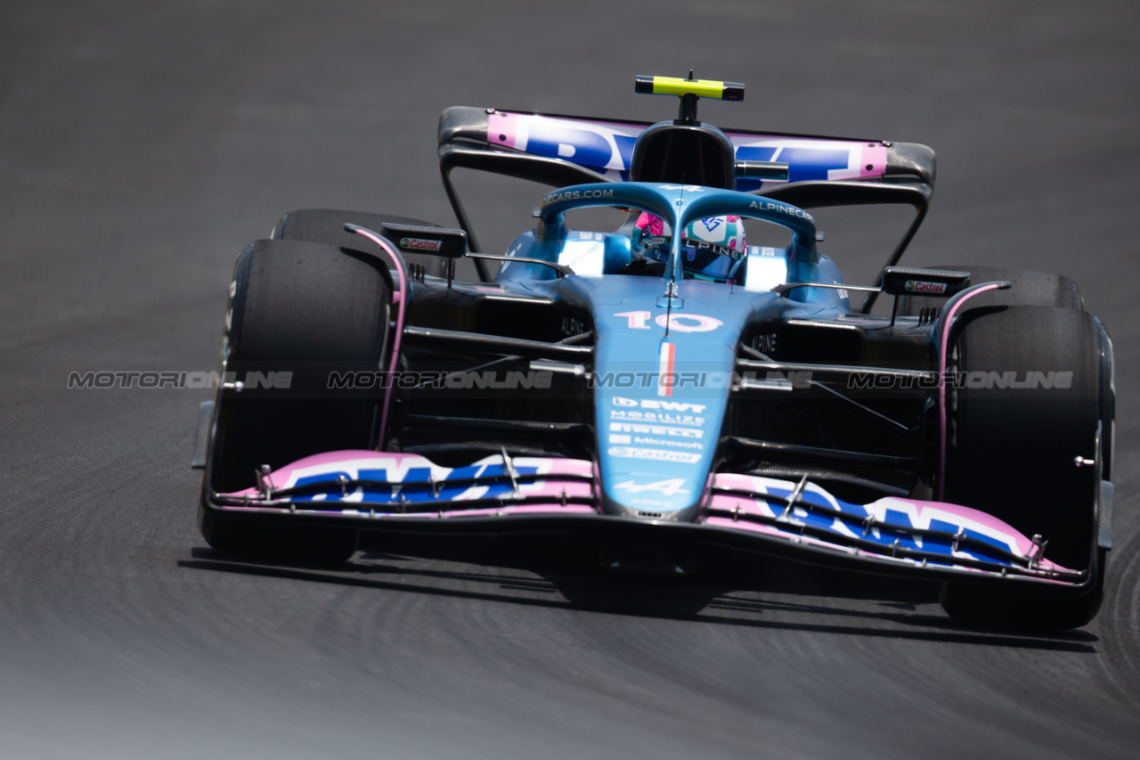 GP MIAMI, Pierre Gasly (FRA) Alpine F1 Team A523.

05.05.2023. Formula 1 World Championship, Rd 5, Miami Grand Prix, Miami, Florida, USA, Practice Day.

- www.xpbimages.com, EMail: requests@xpbimages.com ¬© Copyright: Price / XPB Images
