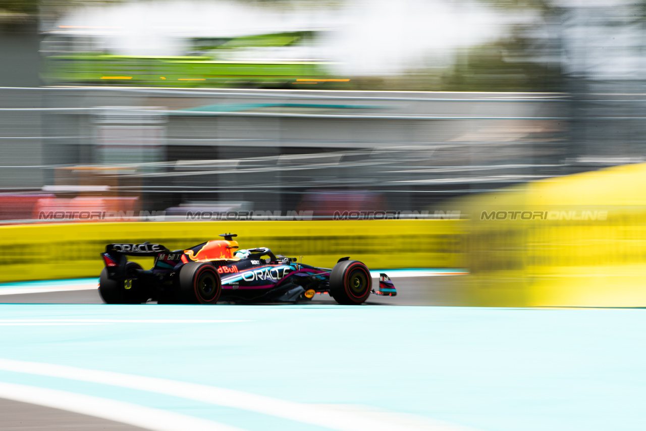 GP MIAMI, Max Verstappen (NLD) Red Bull Racing RB19.

05.05.2023. Formula 1 World Championship, Rd 5, Miami Grand Prix, Miami, Florida, USA, Practice Day.

- www.xpbimages.com, EMail: requests@xpbimages.com ¬© Copyright: Price / XPB Images