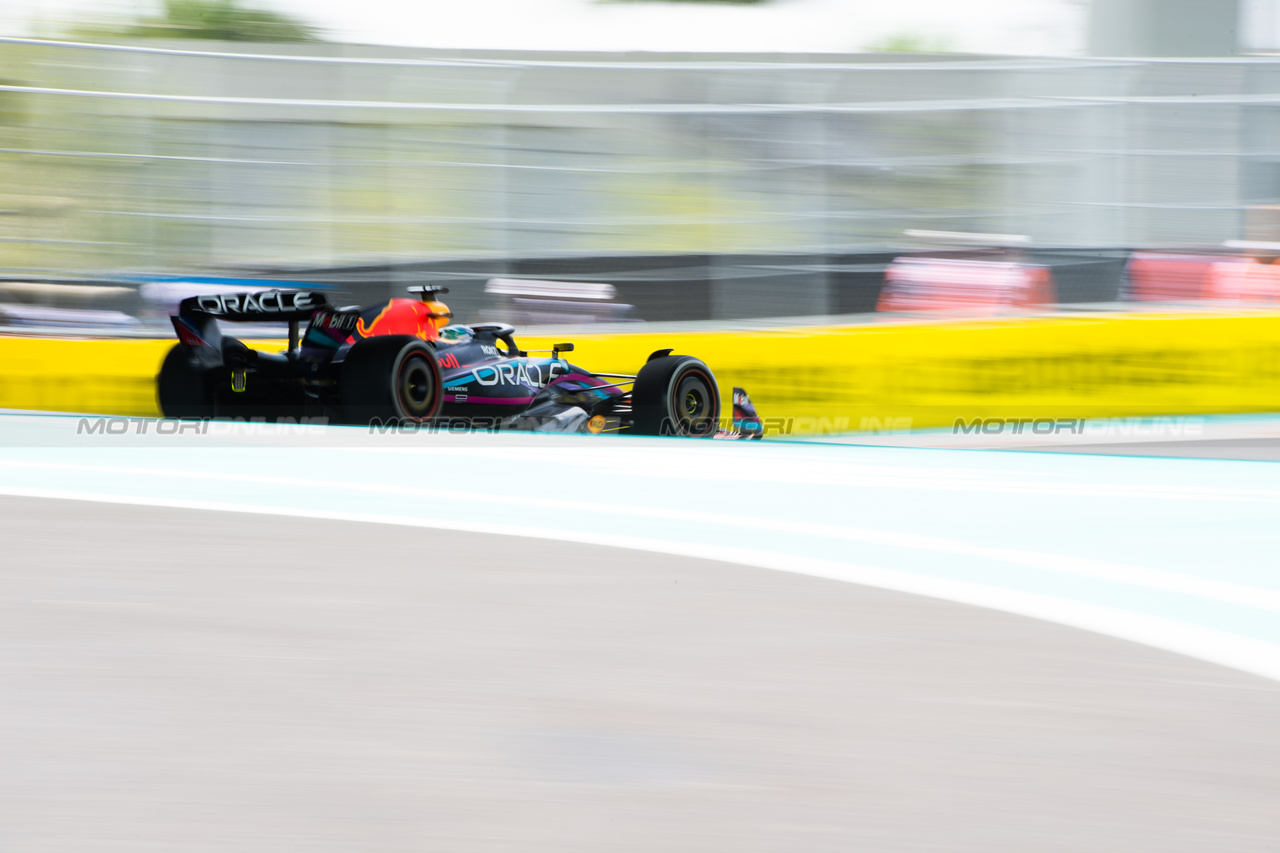 GP MIAMI, Max Verstappen (NLD) Red Bull Racing RB19.

05.05.2023. Formula 1 World Championship, Rd 5, Miami Grand Prix, Miami, Florida, USA, Practice Day.

- www.xpbimages.com, EMail: requests@xpbimages.com ¬© Copyright: Price / XPB Images