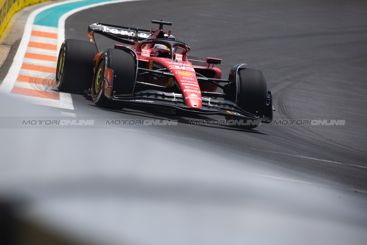 GP MIAMI, Charles Leclerc (MON) Ferrari SF-23.

05.05.2023. Formula 1 World Championship, Rd 5, Miami Grand Prix, Miami, Florida, USA, Practice Day.

- www.xpbimages.com, EMail: requests@xpbimages.com ¬© Copyright: Price / XPB Images