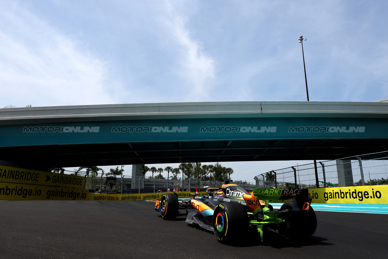 GP MIAMI, Oscar Piastri (AUS) McLaren MCL60.

05.05.2023. Formula 1 World Championship, Rd 5, Miami Grand Prix, Miami, Florida, USA, Practice Day.

- www.xpbimages.com, EMail: requests@xpbimages.com ¬© Copyright: Bearne / XPB Images