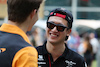 GP MIAMI, Zhou Guanyu (CHN) Alfa Romeo F1 Team with Oscar Piastri (AUS) McLaren.
05.05.2023. Formula 1 World Championship, Rd 5, Miami Grand Prix, Miami, Florida, USA, Practice Day.
- www.xpbimages.com, EMail: requests@xpbimages.com ¬© Copyright: Moy / XPB Images