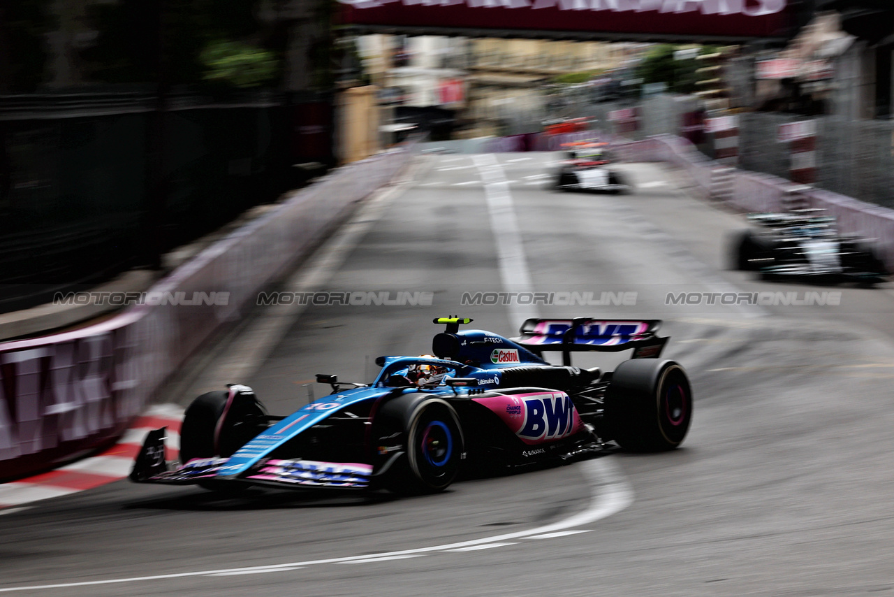 GP MONACO, Pierre Gasly (FRA) Alpine F1 Team A523.

28.05.2023. Formula 1 World Championship, Rd 7, Monaco Grand Prix, Monte Carlo, Monaco, Gara Day.

 - www.xpbimages.com, EMail: requests@xpbimages.com ¬© Copyright: Coates / XPB Images