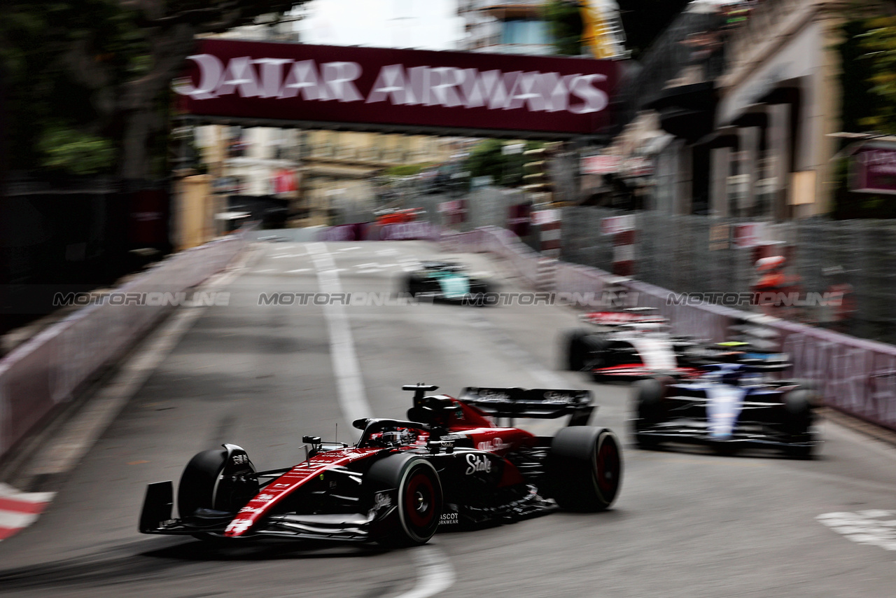 GP MONACO, Valtteri Bottas (FIN) Alfa Romeo F1 Team C43.

28.05.2023. Formula 1 World Championship, Rd 7, Monaco Grand Prix, Monte Carlo, Monaco, Gara Day.

 - www.xpbimages.com, EMail: requests@xpbimages.com ¬© Copyright: Coates / XPB Images