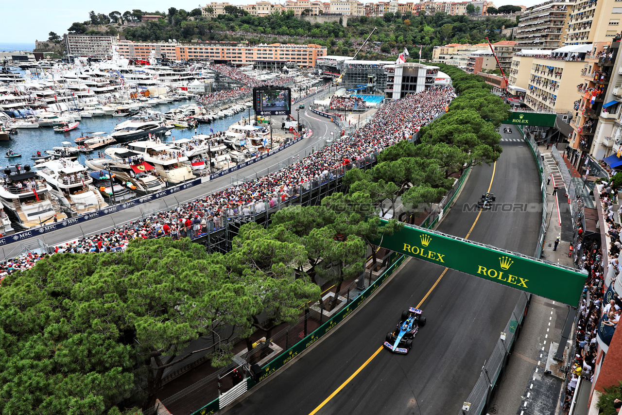 GP MONACO, Pierre Gasly (FRA) Alpine F1 Team A523.

28.05.2023. Formula 1 World Championship, Rd 7, Monaco Grand Prix, Monte Carlo, Monaco, Gara Day.

- www.xpbimages.com, EMail: requests@xpbimages.com ¬© Copyright: Moy / XPB Images