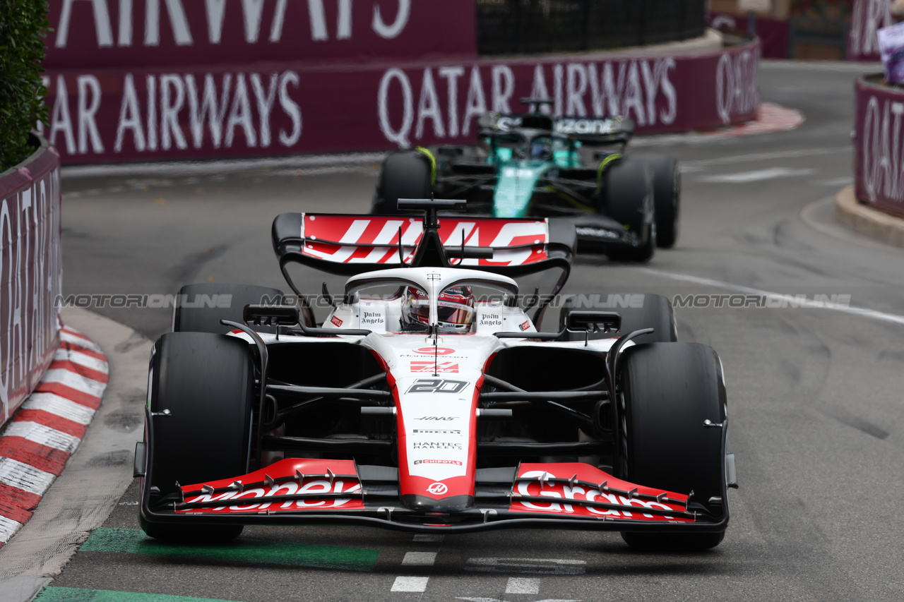 GP MONACO, Kevin Magnussen (DEN) Haas VF-23.

28.05.2023. Formula 1 World Championship, Rd 7, Monaco Grand Prix, Monte Carlo, Monaco, Gara Day.

- www.xpbimages.com, EMail: requests@xpbimages.com ¬© Copyright: Batchelor / XPB Images