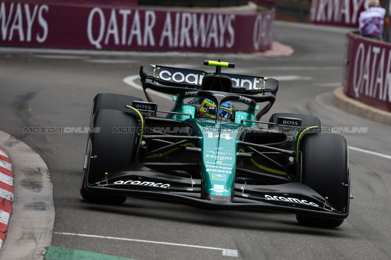 GP MONACO, Fernando Alonso (ESP) Aston Martin F1 Team AMR23.

28.05.2023. Formula 1 World Championship, Rd 7, Monaco Grand Prix, Monte Carlo, Monaco, Gara Day.

- www.xpbimages.com, EMail: requests@xpbimages.com ¬© Copyright: Batchelor / XPB Images