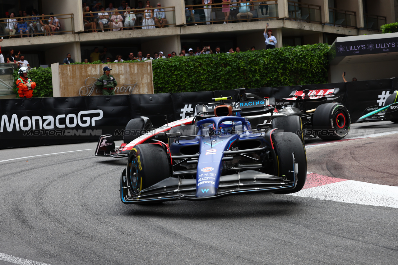 GP MONACO, Logan Sargeant (USA) Williams Racing FW45.

28.05.2023. Formula 1 World Championship, Rd 7, Monaco Grand Prix, Monte Carlo, Monaco, Gara Day.

- www.xpbimages.com, EMail: requests@xpbimages.com ¬© Copyright: Batchelor / XPB Images
