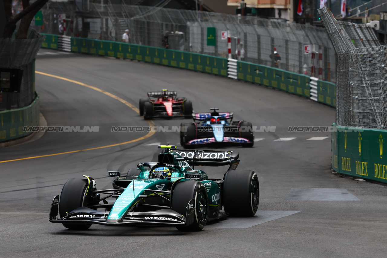 GP MONACO, Fernando Alonso (ESP) Aston Martin F1 Team AMR23.

28.05.2023. Formula 1 World Championship, Rd 7, Monaco Grand Prix, Monte Carlo, Monaco, Gara Day.

- www.xpbimages.com, EMail: requests@xpbimages.com ¬© Copyright: Charniaux / XPB Images