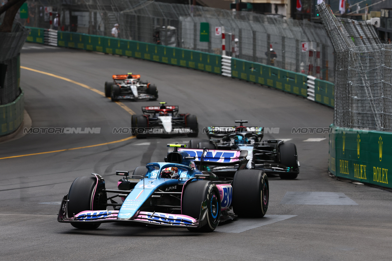 GP MONACO, Pierre Gasly (FRA) Alpine F1 Team A523.

28.05.2023. Formula 1 World Championship, Rd 7, Monaco Grand Prix, Monte Carlo, Monaco, Gara Day.

- www.xpbimages.com, EMail: requests@xpbimages.com ¬© Copyright: Charniaux / XPB Images