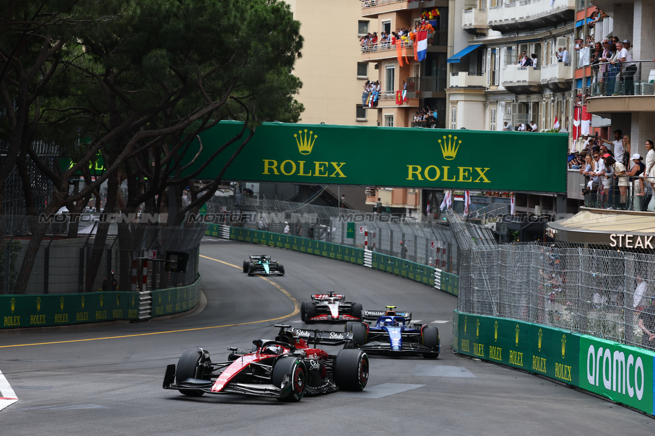 GP MONACO, Valtteri Bottas (FIN) Alfa Romeo F1 Team C43.

28.05.2023. Formula 1 World Championship, Rd 7, Monaco Grand Prix, Monte Carlo, Monaco, Gara Day.

- www.xpbimages.com, EMail: requests@xpbimages.com ¬© Copyright: Charniaux / XPB Images