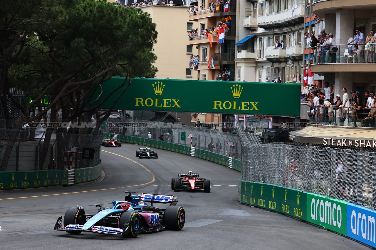 GP MONACO, Esteban Ocon (FRA) Alpine F1 Team A523.

28.05.2023. Formula 1 World Championship, Rd 7, Monaco Grand Prix, Monte Carlo, Monaco, Gara Day.

- www.xpbimages.com, EMail: requests@xpbimages.com ¬© Copyright: Charniaux / XPB Images