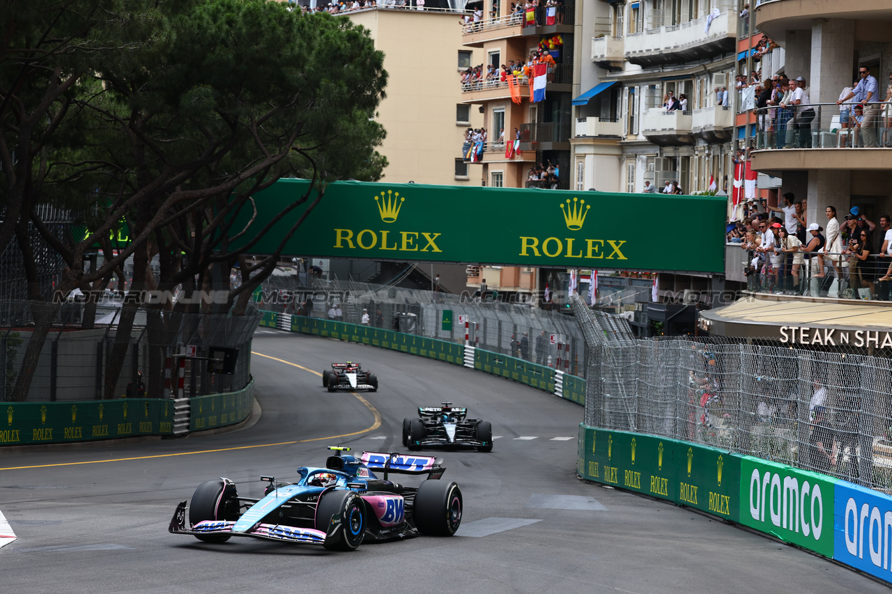 GP MONACO, Pierre Gasly (FRA) Alpine F1 Team A523.

28.05.2023. Formula 1 World Championship, Rd 7, Monaco Grand Prix, Monte Carlo, Monaco, Gara Day.

- www.xpbimages.com, EMail: requests@xpbimages.com ¬© Copyright: Charniaux / XPB Images