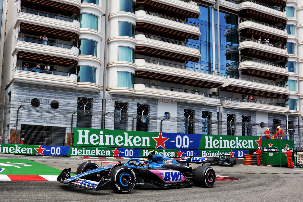 GP MONACO, Pierre Gasly (FRA) Alpine F1 Team A523.

28.05.2023. Formula 1 World Championship, Rd 7, Monaco Grand Prix, Monte Carlo, Monaco, Gara Day.

- www.xpbimages.com, EMail: requests@xpbimages.com ¬© Copyright: Bearne / XPB Images