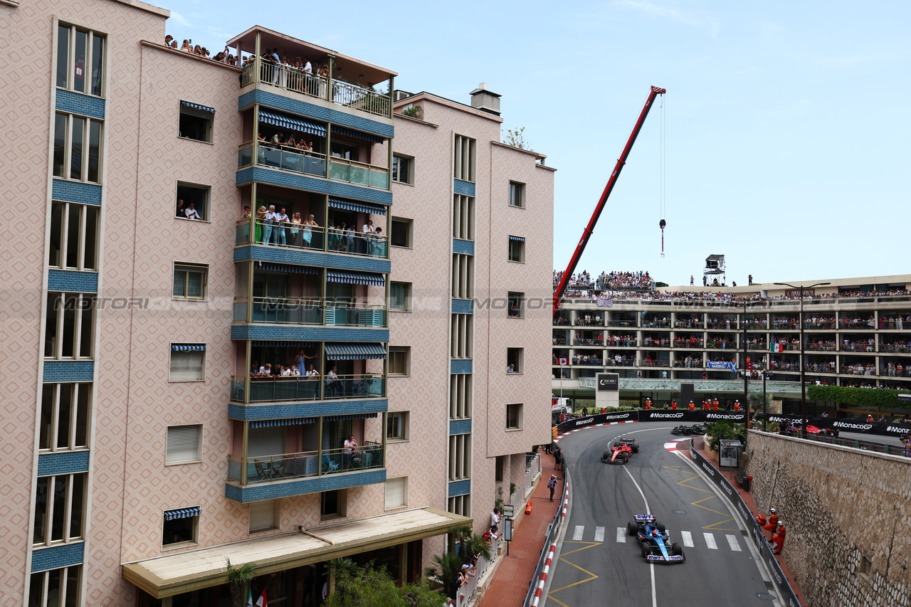 GP MONACO, Esteban Ocon (FRA) Alpine F1 Team A523.

28.05.2023. Formula 1 World Championship, Rd 7, Monaco Grand Prix, Monte Carlo, Monaco, Gara Day.

 - www.xpbimages.com, EMail: requests@xpbimages.com ¬© Copyright: Coates / XPB Images