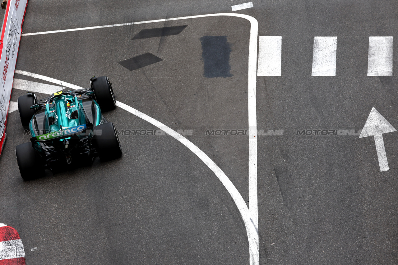 GP MONACO, Fernando Alonso (ESP) Aston Martin F1 Team AMR23.

28.05.2023. Formula 1 World Championship, Rd 7, Monaco Grand Prix, Monte Carlo, Monaco, Gara Day.

 - www.xpbimages.com, EMail: requests@xpbimages.com ¬© Copyright: Coates / XPB Images