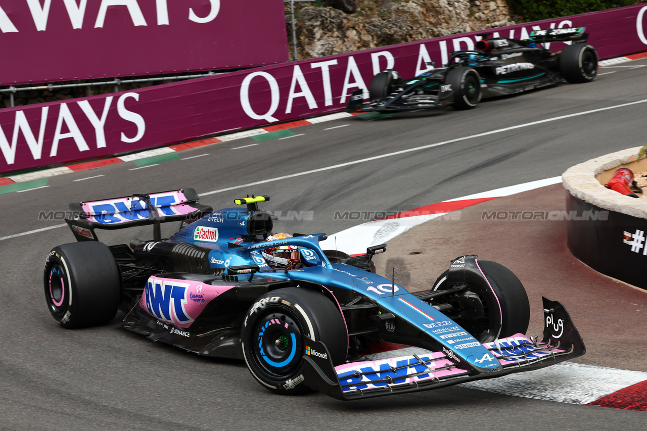 GP MONACO, Pierre Gasly (FRA) Alpine F1 Team A523.

28.05.2023. Formula 1 World Championship, Rd 7, Monaco Grand Prix, Monte Carlo, Monaco, Gara Day.

- www.xpbimages.com, EMail: requests@xpbimages.com ¬© Copyright: Batchelor / XPB Images