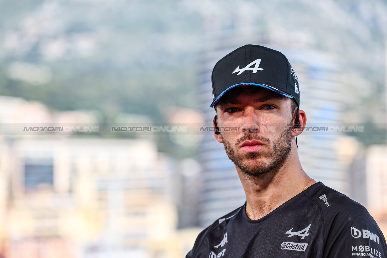 GP MONACO, Pierre Gasly (FRA), Alpine F1 Team 
28.05.2023. Formula 1 World Championship, Rd 7, Monaco Grand Prix, Monte Carlo, Monaco, Gara Day.
- www.xpbimages.com, EMail: requests@xpbimages.com ¬© Copyright: Charniaux / XPB Images