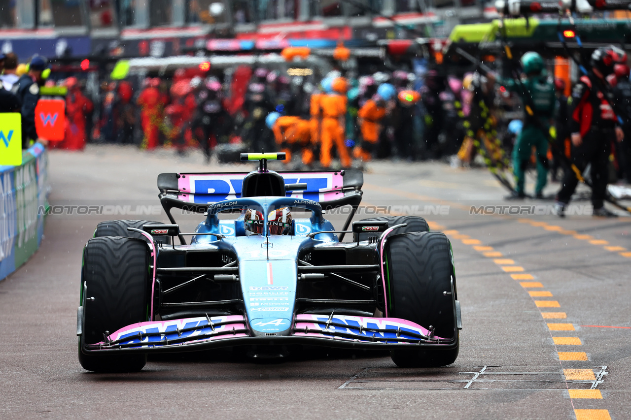 GP MONACO, Pierre Gasly (FRA) Alpine F1 Team A523.

28.05.2023. Formula 1 World Championship, Rd 7, Monaco Grand Prix, Monte Carlo, Monaco, Gara Day.

- www.xpbimages.com, EMail: requests@xpbimages.com ¬© Copyright: Batchelor / XPB Images