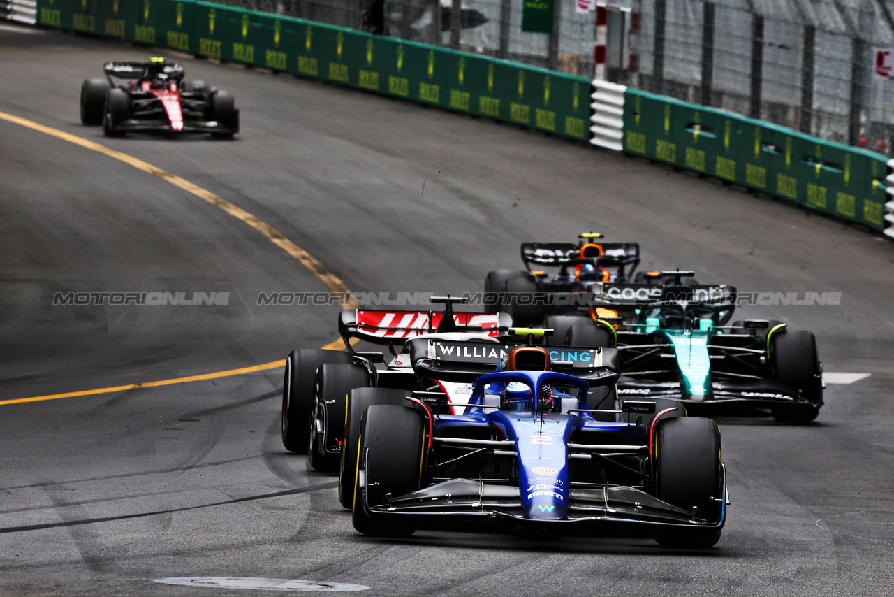 GP MONACO, Logan Sargeant (USA) Williams Racing FW45.

28.05.2023. Formula 1 World Championship, Rd 7, Monaco Grand Prix, Monte Carlo, Monaco, Gara Day.

- www.xpbimages.com, EMail: requests@xpbimages.com ¬© Copyright: Charniaux / XPB Images