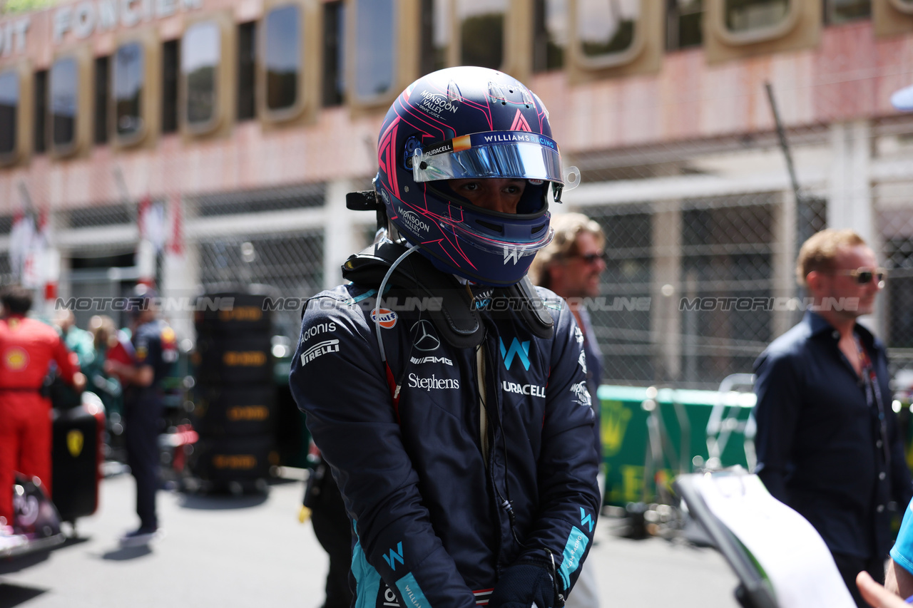 GP MONACO, Alexander Albon (THA) Williams Racing on the grid.

28.05.2023. Formula 1 World Championship, Rd 7, Monaco Grand Prix, Monte Carlo, Monaco, Gara Day.

- www.xpbimages.com, EMail: requests@xpbimages.com ¬© Copyright: Bearne / XPB Images