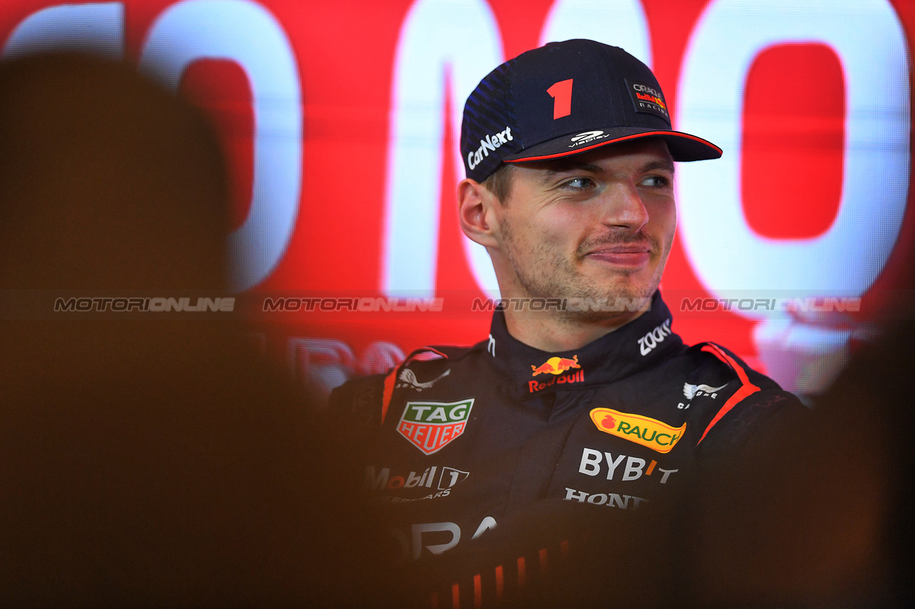 GP MONACO, Max Verstappen (NLD) Red Bull Racing in the post race FIA Press Conference.

28.05.2023. Formula 1 World Championship, Rd 7, Monaco Grand Prix, Monte Carlo, Monaco, Gara Day.

- www.xpbimages.com, EMail: requests@xpbimages.com ¬© Copyright: Moy / XPB Images