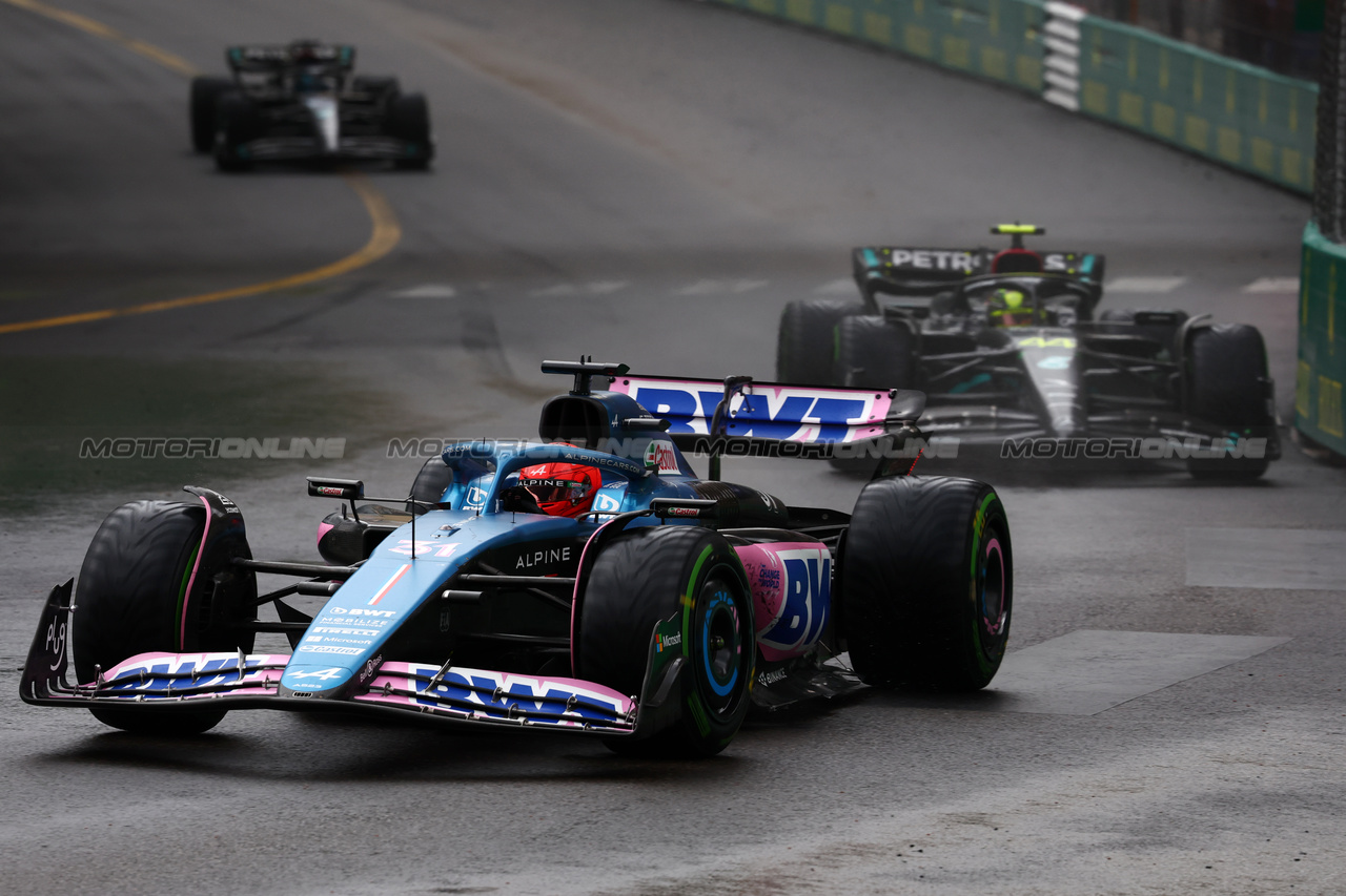 GP MONACO, Esteban Ocon (FRA) Alpine F1 Team A523.

28.05.2023. Formula 1 World Championship, Rd 7, Monaco Grand Prix, Monte Carlo, Monaco, Gara Day.

- www.xpbimages.com, EMail: requests@xpbimages.com ¬© Copyright: Charniaux / XPB Images