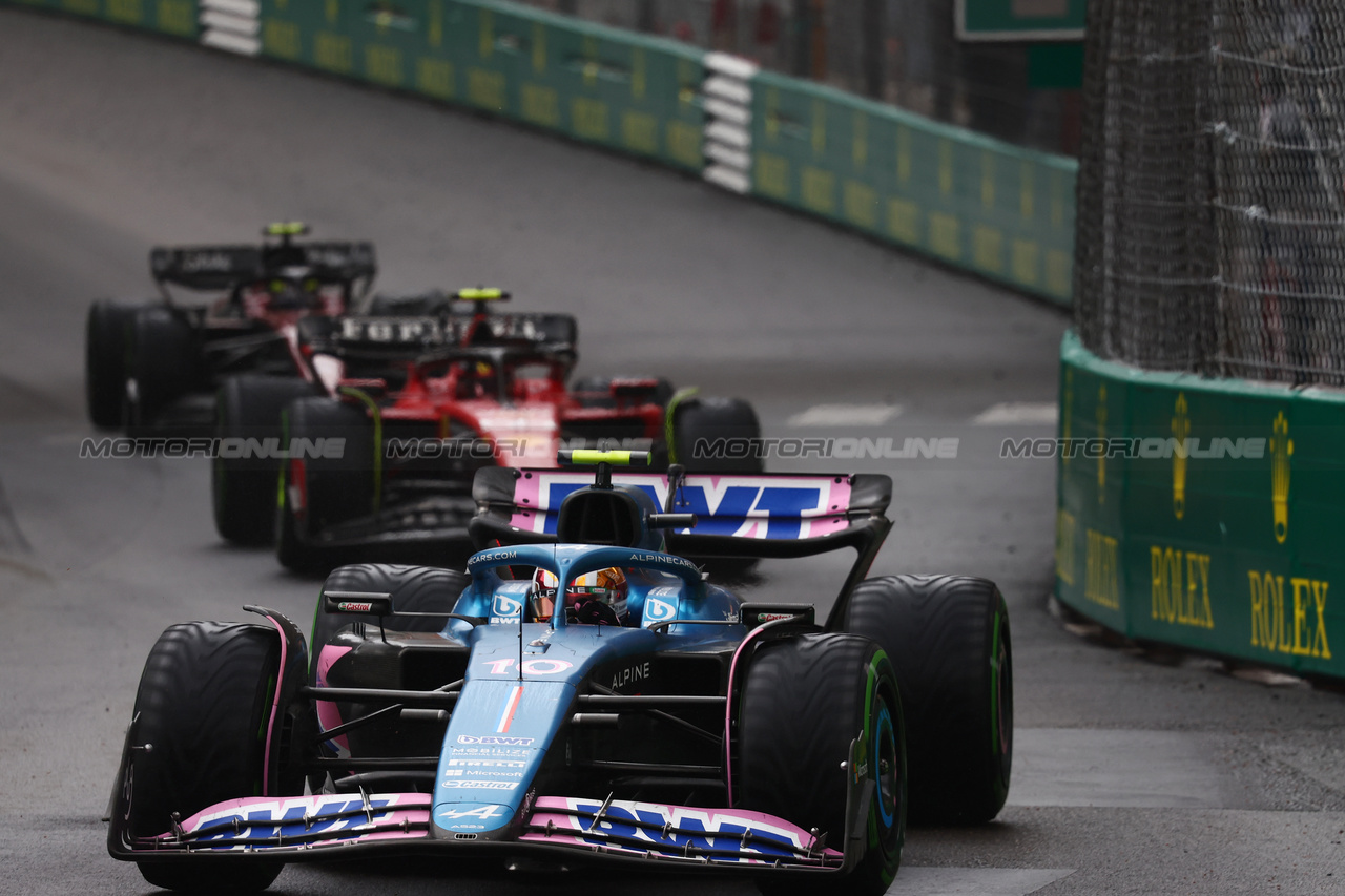 GP MONACO, Pierre Gasly (FRA) Alpine F1 Team A523.

28.05.2023. Formula 1 World Championship, Rd 7, Monaco Grand Prix, Monte Carlo, Monaco, Gara Day.

- www.xpbimages.com, EMail: requests@xpbimages.com ¬© Copyright: Charniaux / XPB Images