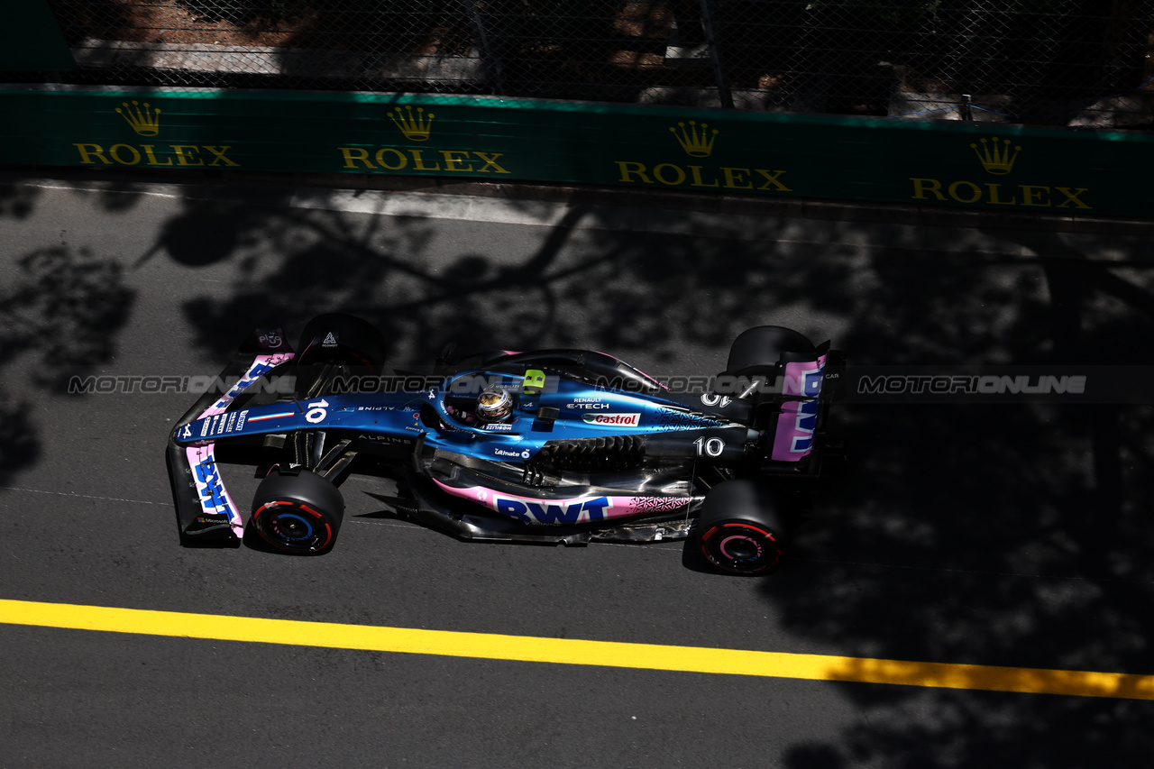GP MONACO, Pierre Gasly (FRA) Alpine F1 Team A523.

28.05.2023. Formula 1 World Championship, Rd 7, Monaco Grand Prix, Monte Carlo, Monaco, Gara Day.

- www.xpbimages.com, EMail: requests@xpbimages.com ¬© Copyright: Moy / XPB Images