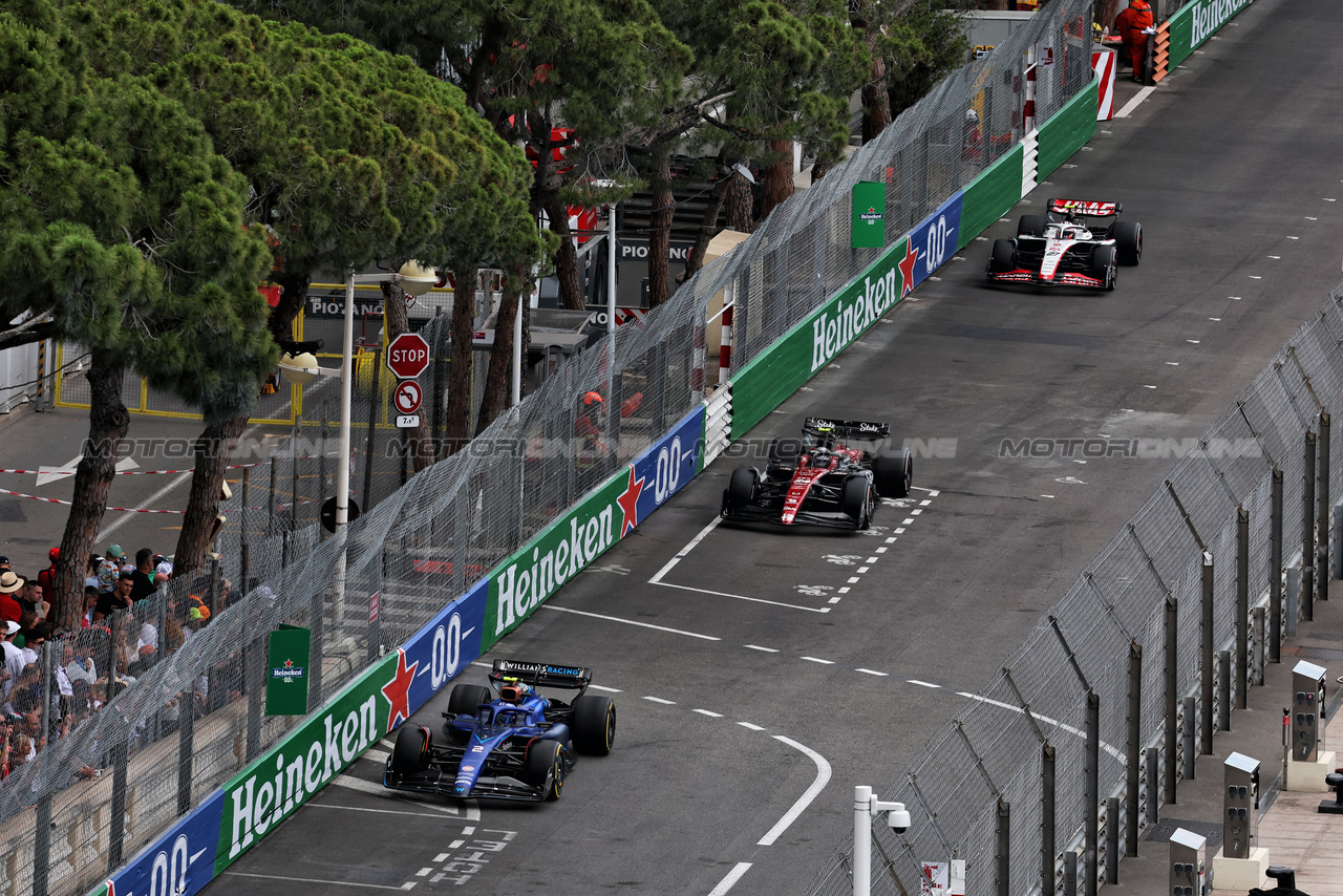 GP MONACO, Logan Sargeant (USA) Williams Racing FW45.

28.05.2023. Formula 1 World Championship, Rd 7, Monaco Grand Prix, Monte Carlo, Monaco, Gara Day.

- www.xpbimages.com, EMail: requests@xpbimages.com ¬© Copyright: Moy / XPB Images