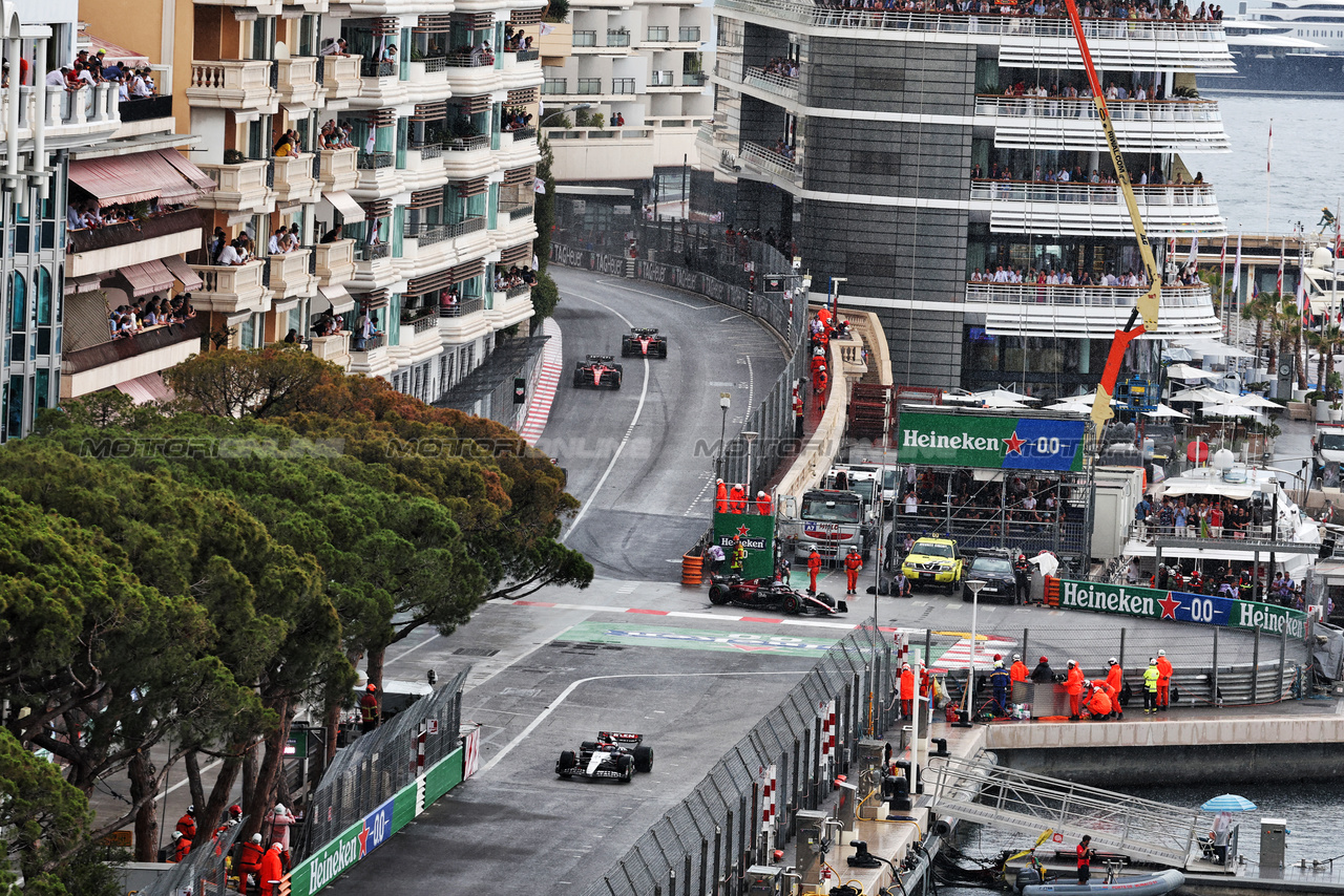GP MONACO, Nyck de Vries (NLD) AlphaTauri AT04.

28.05.2023. Formula 1 World Championship, Rd 7, Monaco Grand Prix, Monte Carlo, Monaco, Gara Day.

- www.xpbimages.com, EMail: requests@xpbimages.com ¬© Copyright: Moy / XPB Images