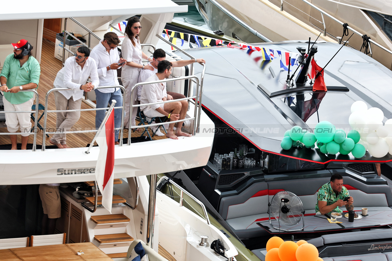 GP MONACO, Boats in the scenic Monaco Harbour.

28.05.2023. Formula 1 World Championship, Rd 7, Monaco Grand Prix, Monte Carlo, Monaco, Gara Day.

- www.xpbimages.com, EMail: requests@xpbimages.com ¬© Copyright: Moy / XPB Images