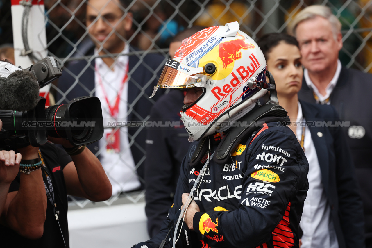 GP MONACO, Gara winner Max Verstappen (NLD) Red Bull Racing in parc ferme.

28.05.2023. Formula 1 World Championship, Rd 7, Monaco Grand Prix, Monte Carlo, Monaco, Gara Day.

- www.xpbimages.com, EMail: requests@xpbimages.com ¬© Copyright: Bearne / XPB Images