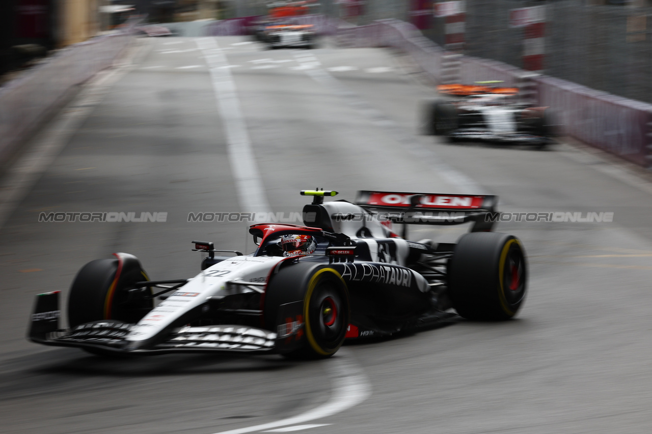 GP MONACO, Yuki Tsunoda (JPN) AlphaTauri AT04.

28.05.2023. Formula 1 World Championship, Rd 7, Monaco Grand Prix, Monte Carlo, Monaco, Gara Day.

 - www.xpbimages.com, EMail: requests@xpbimages.com ¬© Copyright: Coates / XPB Images