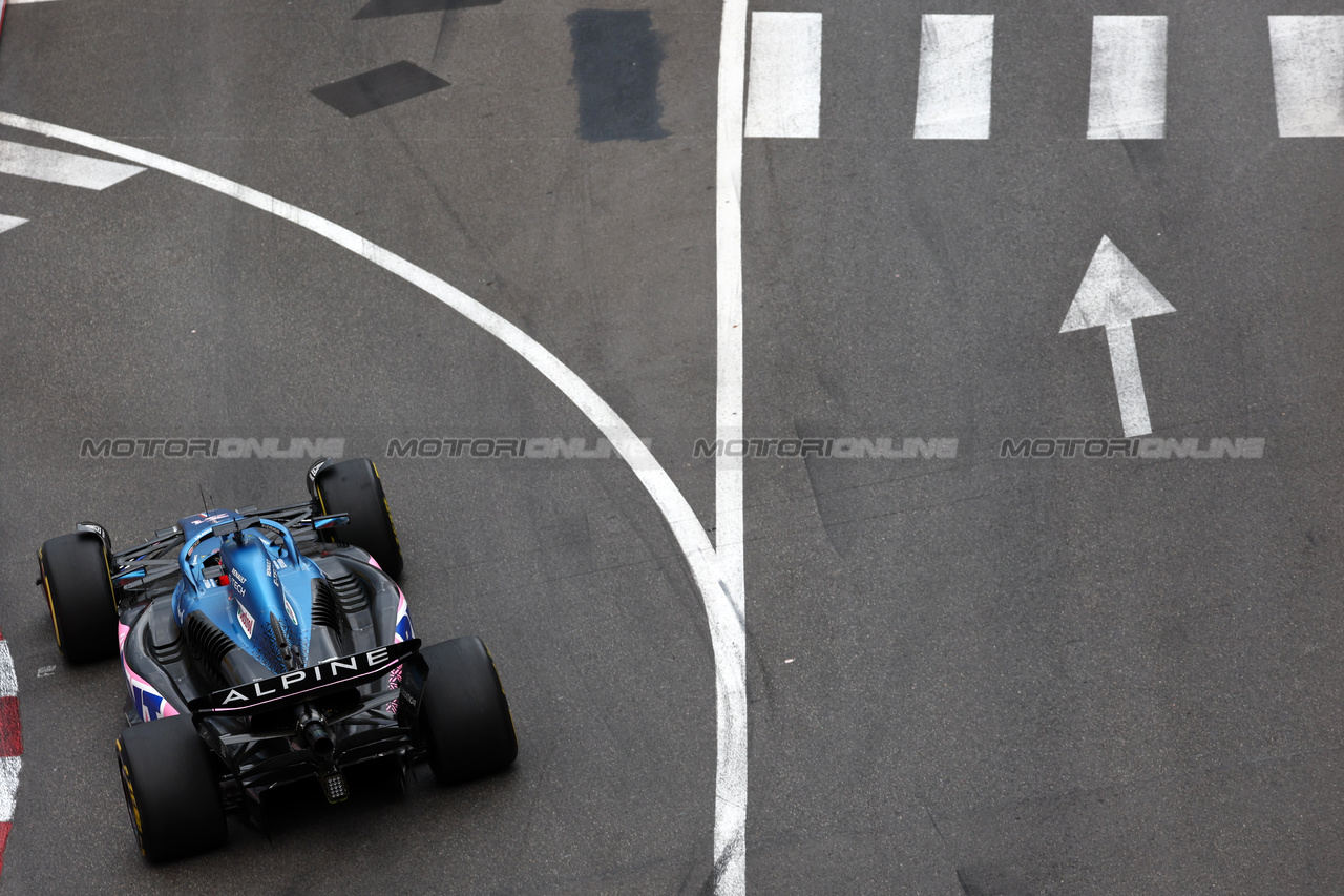 GP MONACO, Esteban Ocon (FRA) Alpine F1 Team A523.

28.05.2023. Formula 1 World Championship, Rd 7, Monaco Grand Prix, Monte Carlo, Monaco, Gara Day.

 - www.xpbimages.com, EMail: requests@xpbimages.com ¬© Copyright: Coates / XPB Images