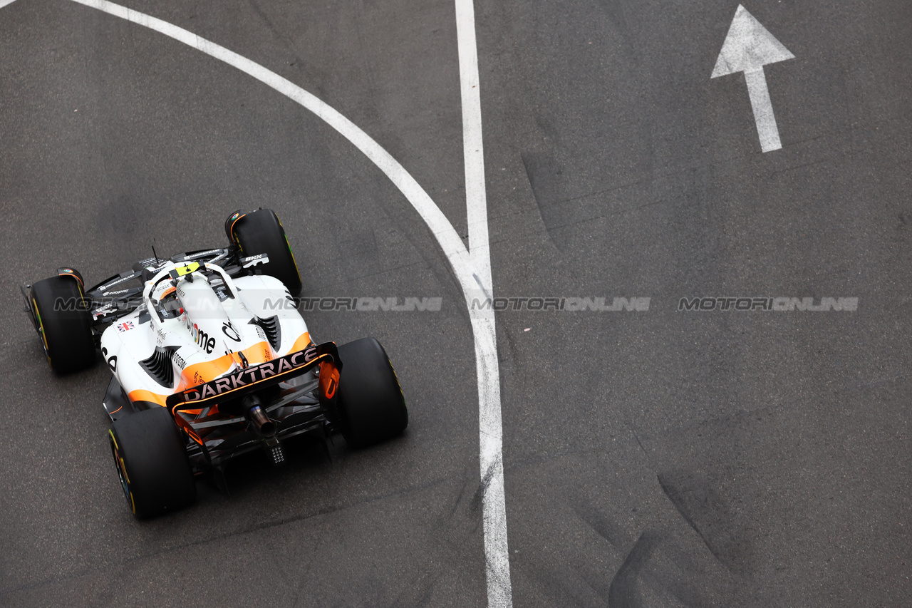 GP MONACO, Lando Norris (GBR) McLaren MCL60.

28.05.2023. Formula 1 World Championship, Rd 7, Monaco Grand Prix, Monte Carlo, Monaco, Gara Day.

 - www.xpbimages.com, EMail: requests@xpbimages.com ¬© Copyright: Coates / XPB Images