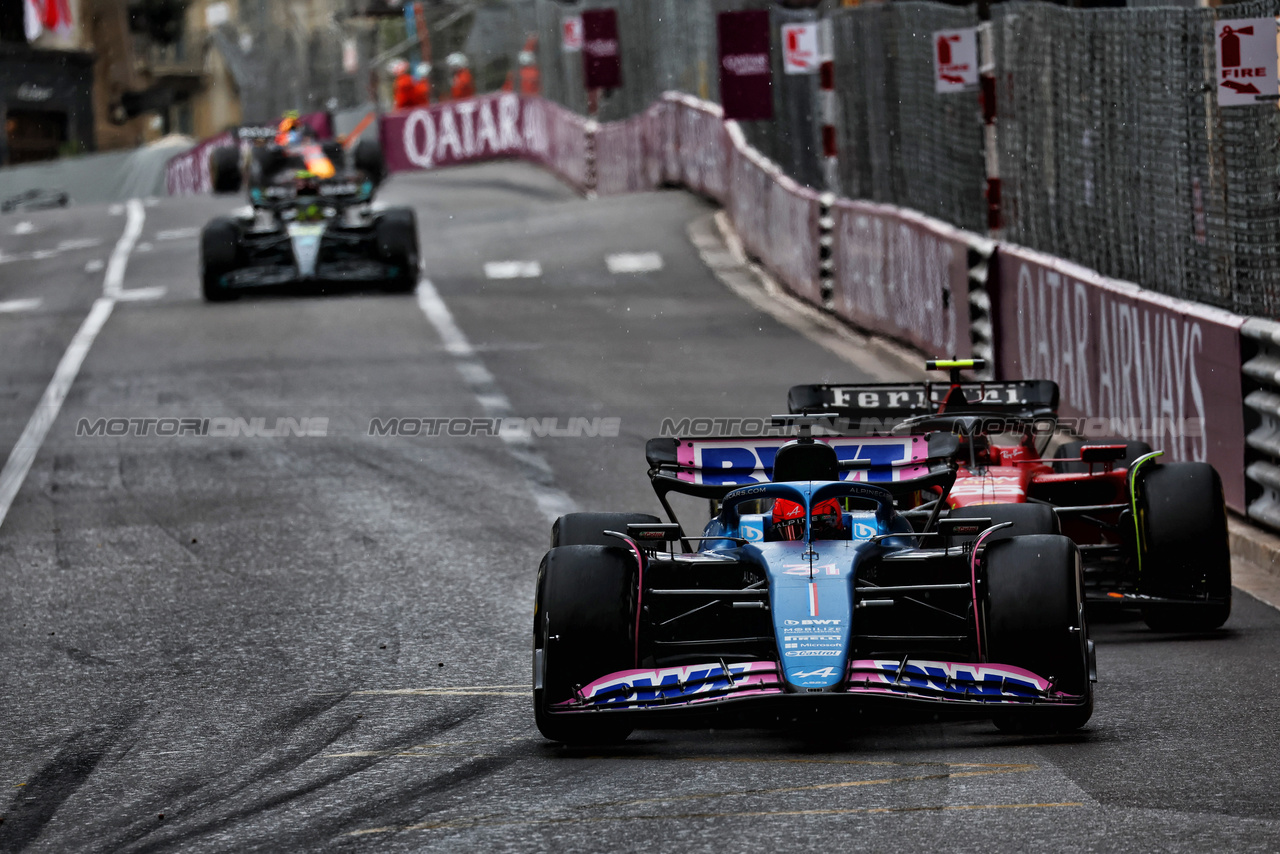 GP MONACO, Esteban Ocon (FRA) Alpine F1 Team A523.

28.05.2023. Formula 1 World Championship, Rd 7, Monaco Grand Prix, Monte Carlo, Monaco, Gara Day.

 - www.xpbimages.com, EMail: requests@xpbimages.com ¬© Copyright: Coates / XPB Images