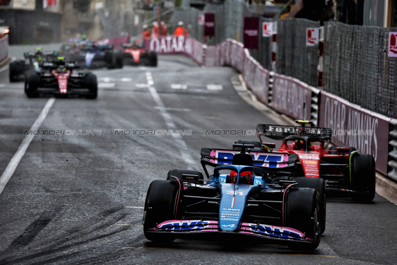 GP MONACO, Esteban Ocon (FRA) Alpine F1 Team A523.

28.05.2023. Formula 1 World Championship, Rd 7, Monaco Grand Prix, Monte Carlo, Monaco, Gara Day.

 - www.xpbimages.com, EMail: requests@xpbimages.com ¬© Copyright: Coates / XPB Images