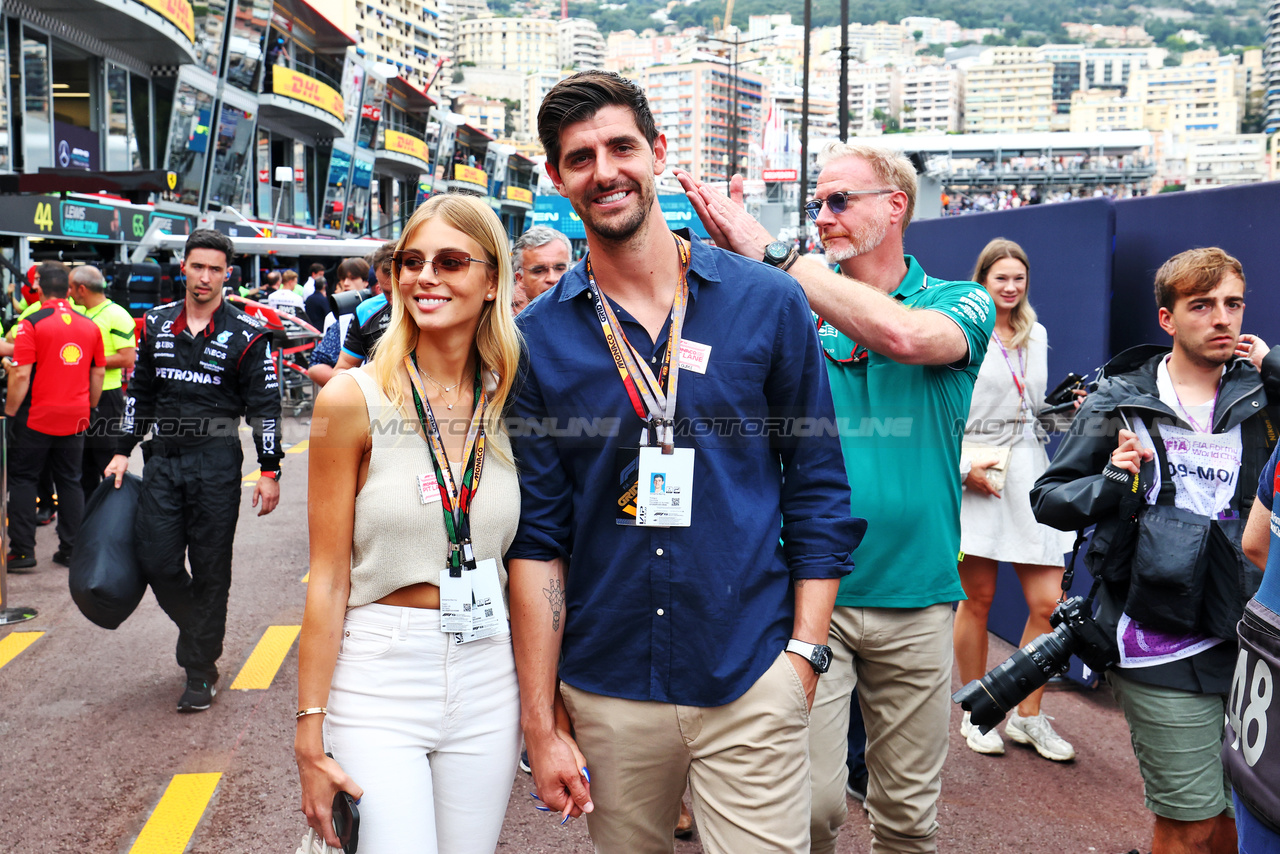 GP MONACO, Thibaut Courtois (BEL) Real Madrid Goalkeeper.

28.05.2023. Formula 1 World Championship, Rd 7, Monaco Grand Prix, Monte Carlo, Monaco, Gara Day.

 - www.xpbimages.com, EMail: requests@xpbimages.com ¬© Copyright: Coates / XPB Images