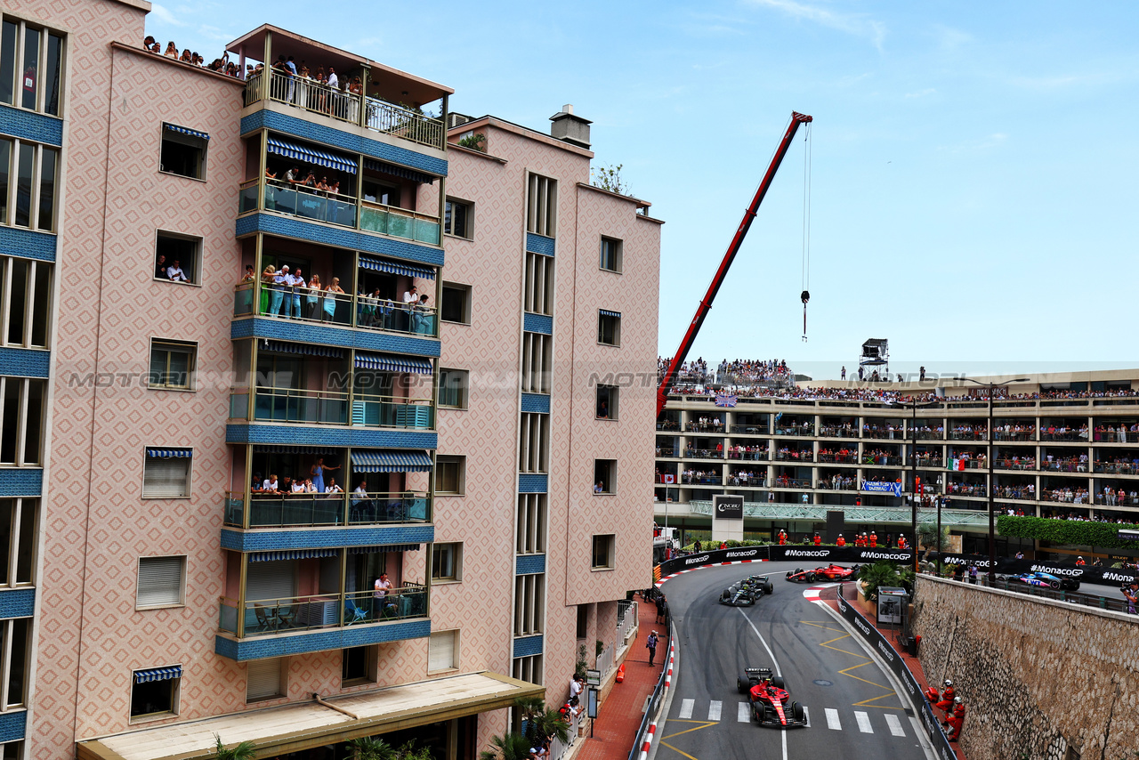 GP MONACO, Carlos Sainz Jr (ESP) Ferrari SF-23.

28.05.2023. Formula 1 World Championship, Rd 7, Monaco Grand Prix, Monte Carlo, Monaco, Gara Day.

 - www.xpbimages.com, EMail: requests@xpbimages.com ¬© Copyright: Coates / XPB Images