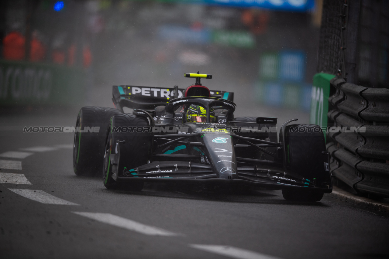 GP MONACO, Lewis Hamilton (GBR) Mercedes AMG F1 W14.

28.05.2023. Formula 1 World Championship, Rd 7, Monaco Grand Prix, Monte Carlo, Monaco, Gara Day.

- www.xpbimages.com, EMail: requests@xpbimages.com ¬© Copyright: Price / XPB Images