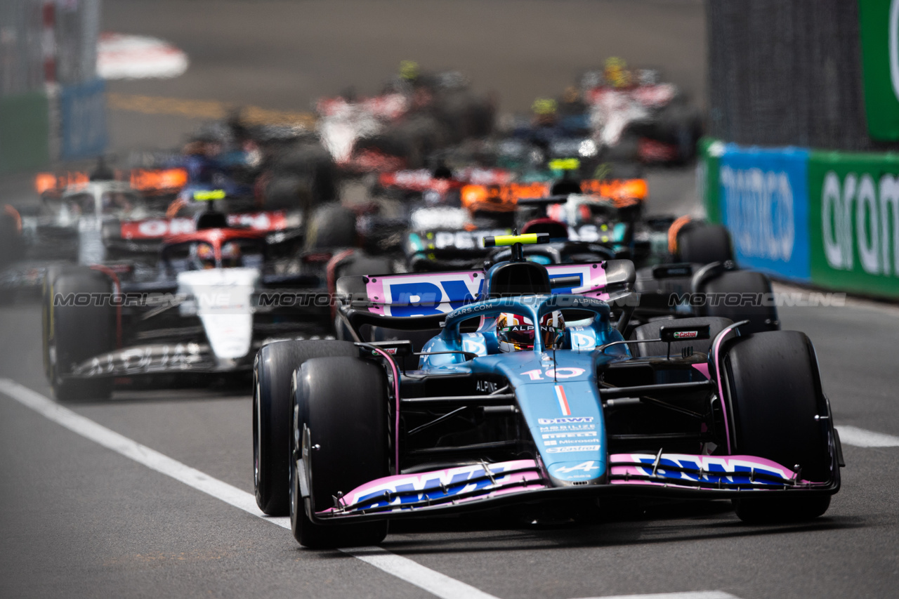 GP MONACO, Pierre Gasly (FRA) Alpine F1 Team A523 at the partenza of the race.

28.05.2023. Formula 1 World Championship, Rd 7, Monaco Grand Prix, Monte Carlo, Monaco, Gara Day.

- www.xpbimages.com, EMail: requests@xpbimages.com ¬© Copyright: Price / XPB Images