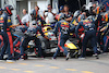 GP MONACO, Sergio Perez (MEX) Red Bull Racing RB19 makes a pit stop.
28.05.2023. Formula 1 World Championship, Rd 7, Monaco Grand Prix, Monte Carlo, Monaco, Gara Day.
- www.xpbimages.com, EMail: requests@xpbimages.com ¬© Copyright: Batchelor / XPB Images