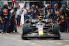 GP MONACO, Sergio Perez (MEX) Red Bull Racing RB19 makes a pit stop.
28.05.2023. Formula 1 World Championship, Rd 7, Monaco Grand Prix, Monte Carlo, Monaco, Gara Day.
- www.xpbimages.com, EMail: requests@xpbimages.com ¬© Copyright: Batchelor / XPB Images