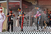 GP MONACO, Gara winner Max Verstappen (NLD) Red Bull Racing celebrates on the podium with Pierre Wache (FRA) Red Bull Racing Technical Director e Esteban Ocon (FRA) Alpine F1 Team.
28.05.2023. Formula 1 World Championship, Rd 7, Monaco Grand Prix, Monte Carlo, Monaco, Gara Day.
- www.xpbimages.com, EMail: requests@xpbimages.com ¬© Copyright: Moy / XPB Images
