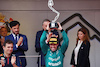 GP MONACO, Fernando Alonso (ESP) Aston Martin F1 Team celebrates his second position on the podium.
28.05.2023. Formula 1 World Championship, Rd 7, Monaco Grand Prix, Monte Carlo, Monaco, Gara Day.
- www.xpbimages.com, EMail: requests@xpbimages.com ¬© Copyright: Batchelor / XPB Images